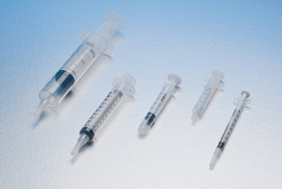 Syringe, Luer-Lok Tip, individually packaged,3 cc