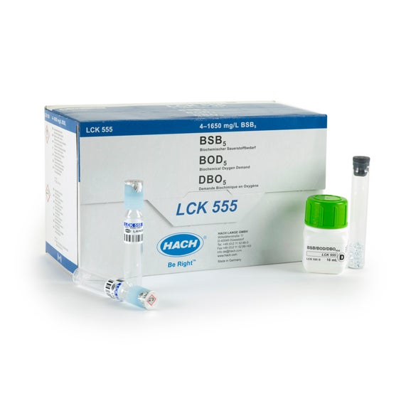 BOD5 kuvettetest 4 - 1650 mg/L O₂
