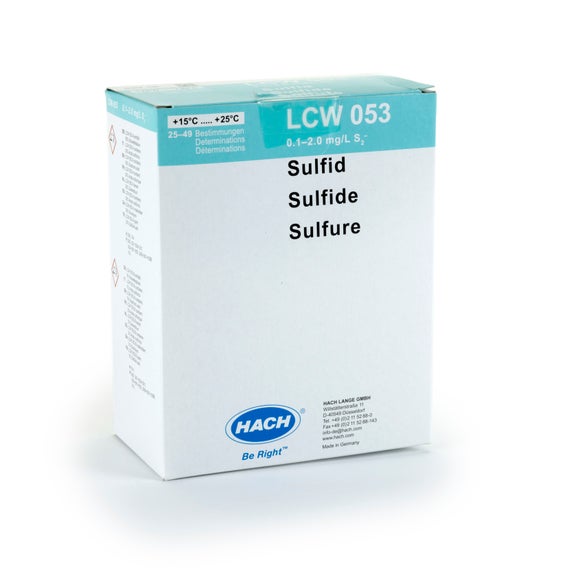 Sulfid reagenssæt 0,1-2,0 mg/L S²⁻